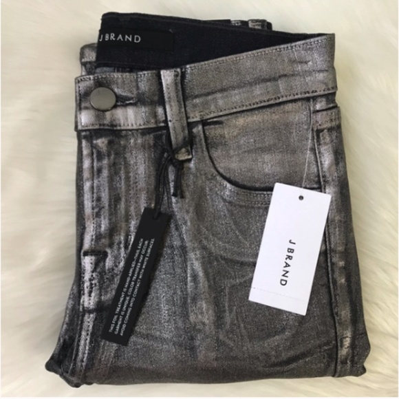 J Brand Foiled Chrome NWT - Picture 3 of 6